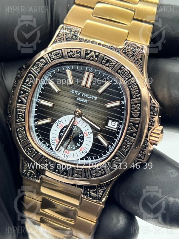 Товар Patek Philippe Nautilus 44mm Engraved Art 9099 Фото 3 - Patek Philippe Nautilus 44mm Engraved Art 9099