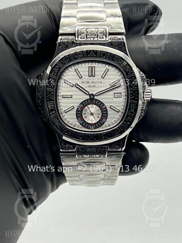 Товар Patek Philippe Nautilus 44mm Engraved Art 9100 Фото 7 - Patek Philippe Nautilus 44mm Engraved Art 9100