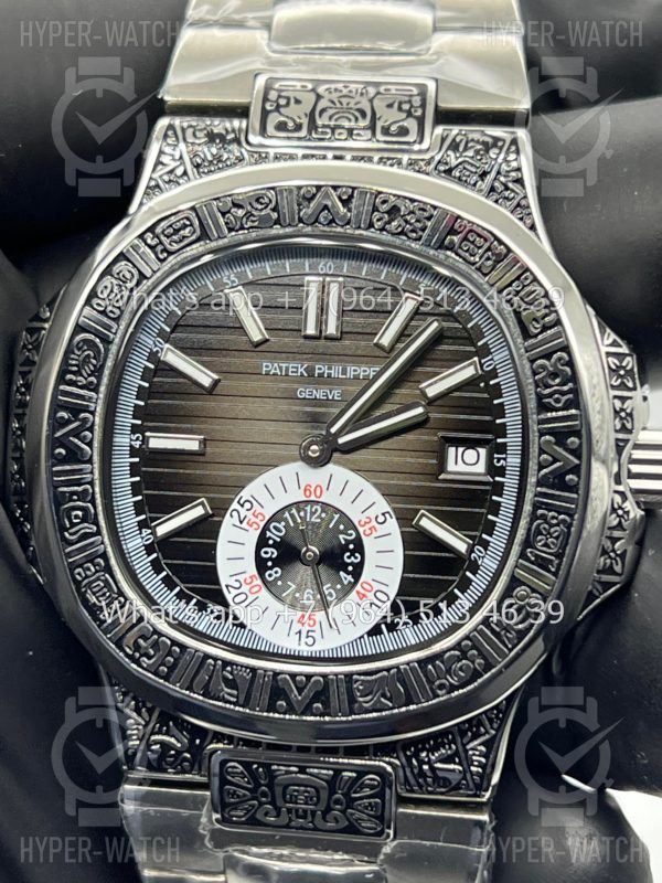 Товар Patek Philippe Nautilus 44mm Engraved Art 9101 Фото 6 - Patek Philippe Nautilus 44mm Engraved Art 9101