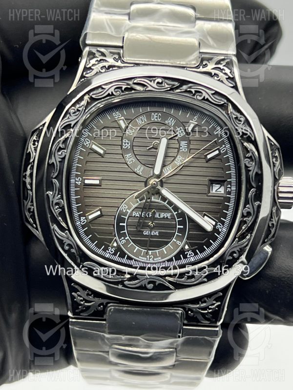 Товар Patek Philippe Nautilus 44mm Engraved Art 9092 Фото 2 - Patek Philippe Nautilus 44mm Engraved Art 9092