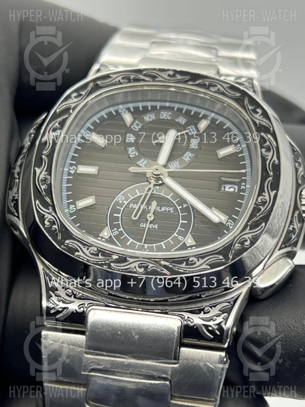 Товар Patek Philippe Nautilus 44mm Engraved Art 9092 Фото 6 - Patek Philippe Nautilus 44mm Engraved Art 9092