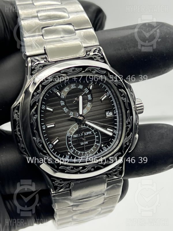 Товар Patek Philippe Nautilus 44mm Engraved Art 9092 Фото 10 - Patek Philippe Nautilus 44mm Engraved Art 9092