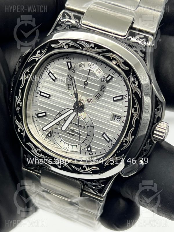 Товар Patek Philippe Nautilus 44mm Engraved Art 9093 Фото 3 - Patek Philippe Nautilus 44mm Engraved Art 9093
