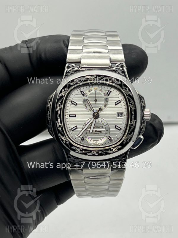 Товар Patek Philippe Nautilus 44mm Engraved Art 9093 Фото 9 - Patek Philippe Nautilus 44mm Engraved Art 9093