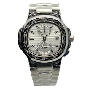 Фото 52 - Patek Philippe Nautilus 44mm Engraved Art 9093