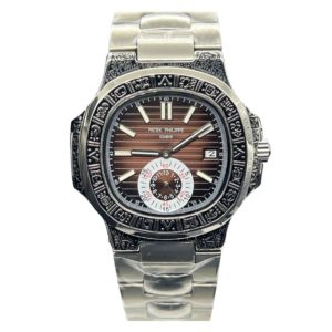 Фото 59 - Patek Philippe Nautilus 44mm Engraved Art 9102