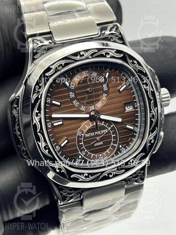 Товар Patek Philippe Nautilus 44mm Engraved Art 9094 Фото 4 - Patek Philippe Nautilus 44mm Engraved Art 9094