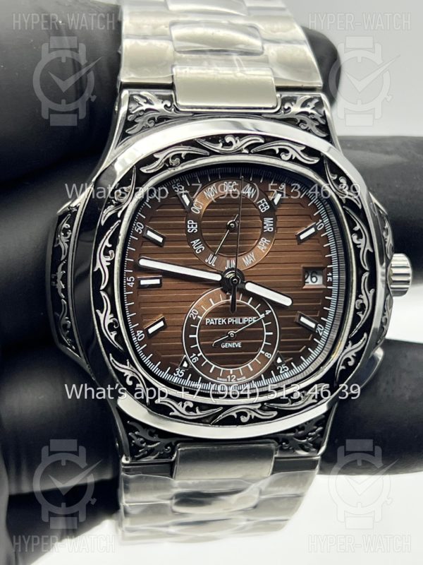 Товар Patek Philippe Nautilus 44mm Engraved Art 9094 Фото 8 - Patek Philippe Nautilus 44mm Engraved Art 9094