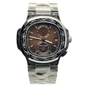Фото 32 - Patek Philippe Nautilus 44mm Engraved Art 9094