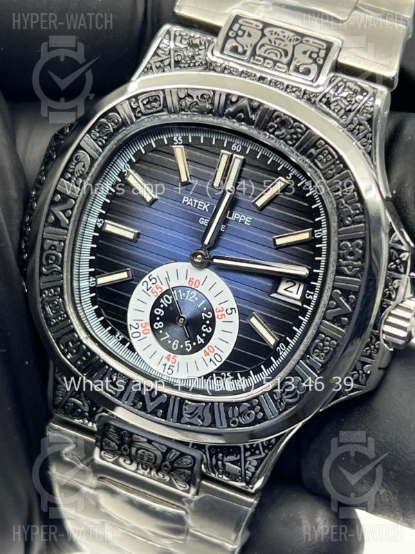 Фото 4 - Patek Philippe Nautilus 44mm Engraved Art 9103