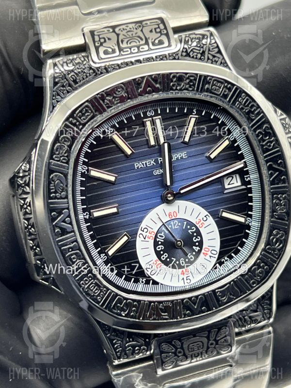 Фото 6 - Patek Philippe Nautilus 44mm Engraved Art 9103