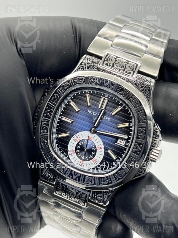 Фото 9 - Patek Philippe Nautilus 44mm Engraved Art 9103