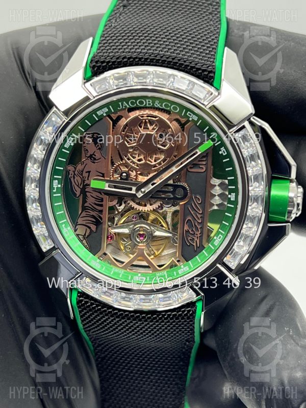 Фото 2 - Jacob & Co Epic X Flight of CR7 EX120.10.AD.AA.A Baguette