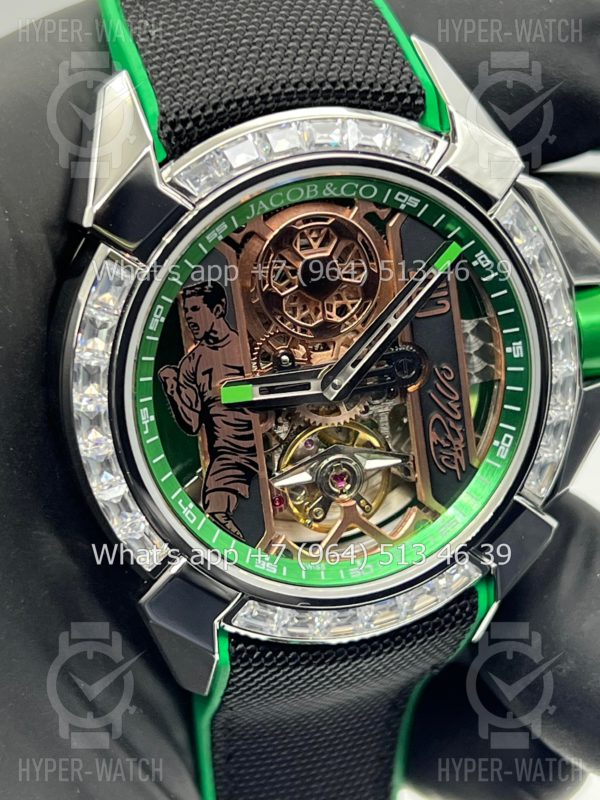 Фото 3 - Jacob & Co Epic X Flight of CR7 EX120.10.AD.AA.A Baguette