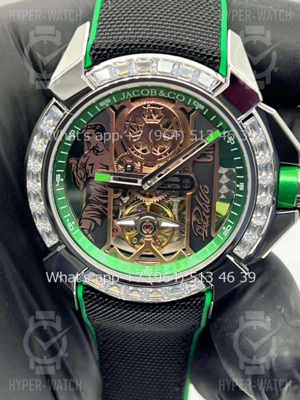 Фото 4 - Jacob & Co Epic X Flight of CR7 EX120.10.AD.AA.A Baguette
