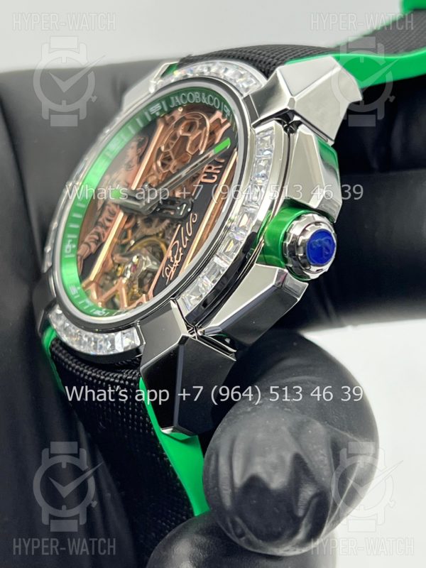 Фото 7 - Jacob & Co Epic X Flight of CR7 EX120.10.AD.AA.A Baguette