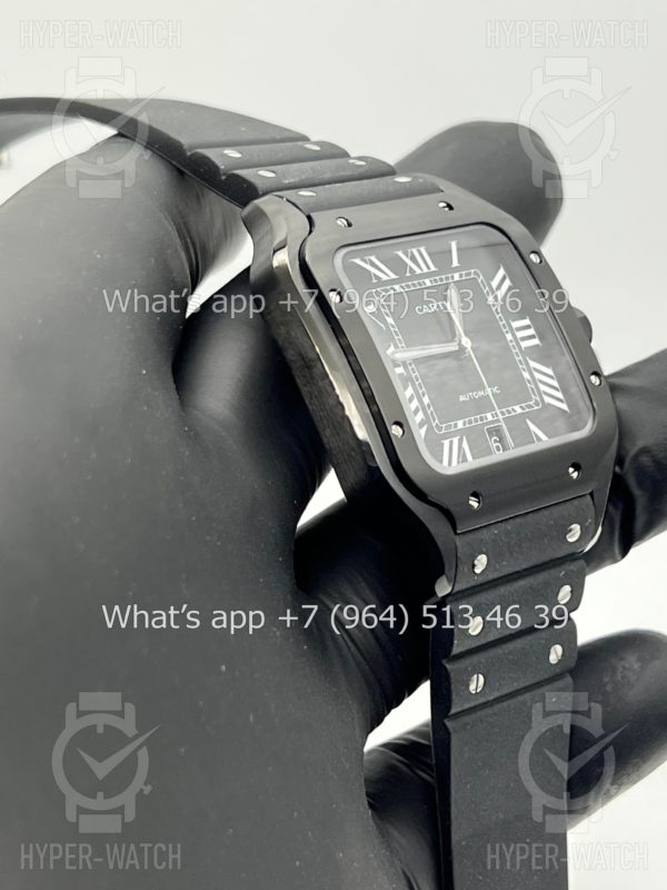 Фото 6 - Cartier Santos De Cartier 40mm WSSA0039 Black