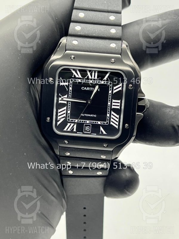 Фото 9 - Cartier Santos De Cartier 40mm WSSA0039 Black