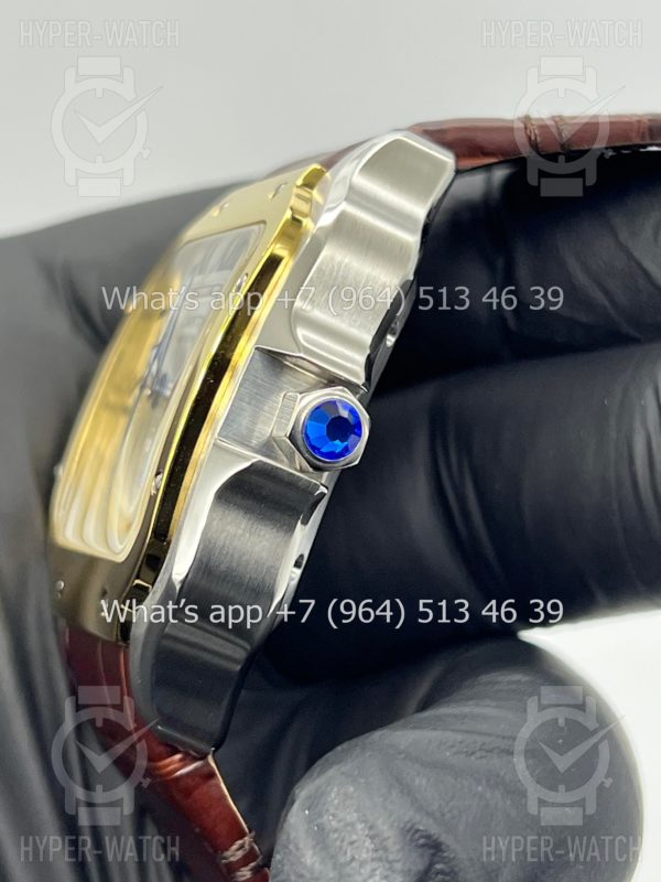 Фото 8 - Cartier Santos De Cartier 40mm Dual Time Art 9001