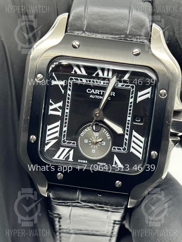 Фото 3 - Cartier Santos De Cartier 40mm Dual Time Art 9002
