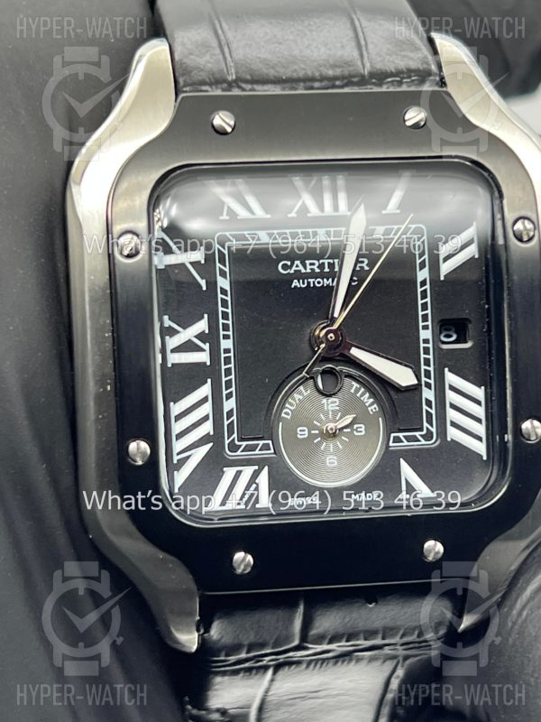 Фото 5 - Cartier Santos De Cartier 40mm Dual Time Art 9002