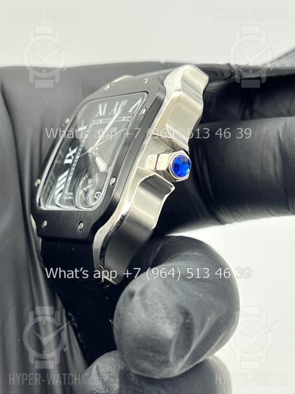 Фото 8 - Cartier Santos De Cartier 40mm Dual Time Art 9002