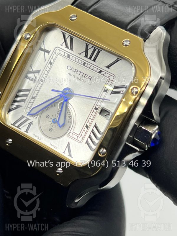 Товар Cartier Santos De Cartier 40mm Dual Time Art 9003 Фото 7 - Cartier Santos De Cartier 40mm Dual Time Art 9003