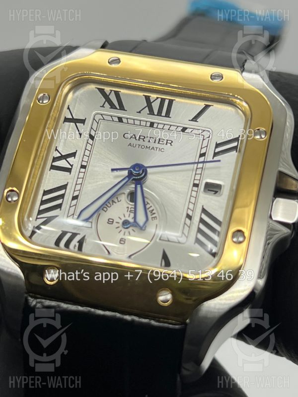 Товар Cartier Santos De Cartier 40mm Dual Time Art 9003 Фото 8 - Cartier Santos De Cartier 40mm Dual Time Art 9003