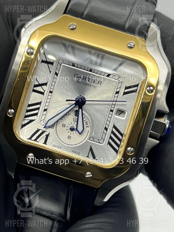 Товар Cartier Santos De Cartier 40mm Dual Time Art 9003 Фото 13 - Cartier Santos De Cartier 40mm Dual Time Art 9003