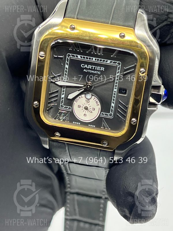 Товар Cartier Santos De Cartier 40mm Dual Time Art 8997 Фото 2 - Cartier Santos De Cartier 40mm Dual Time Art 8997