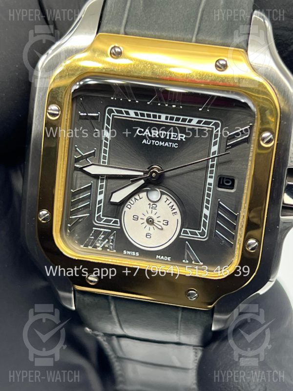 Товар Cartier Santos De Cartier 40mm Dual Time Art 8997 Фото 3 - Cartier Santos De Cartier 40mm Dual Time Art 8997