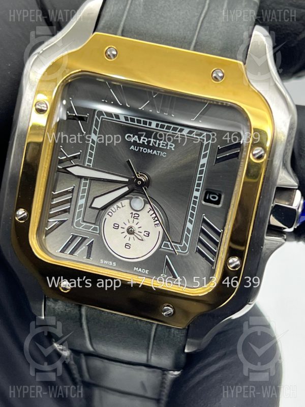 Товар Cartier Santos De Cartier 40mm Dual Time Art 8997 Фото 6 - Cartier Santos De Cartier 40mm Dual Time Art 8997