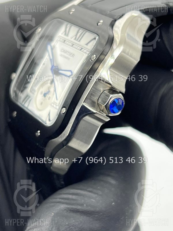 Фото 7 - Cartier Santos De Cartier 40mm Dual Time Art 8998