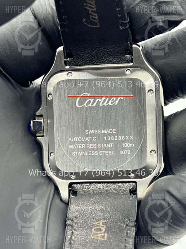 Фото 19 - Cartier Santos De Cartier 40mm Dual Time Art 8998