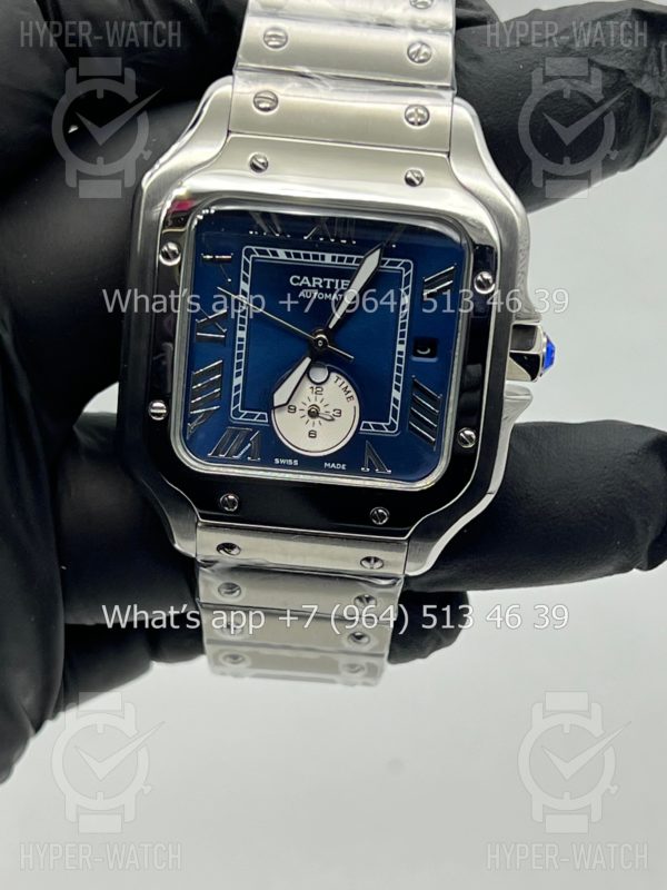 Фото 2 - Cartier Santos De Cartier 40mm Dual Time Art 8990