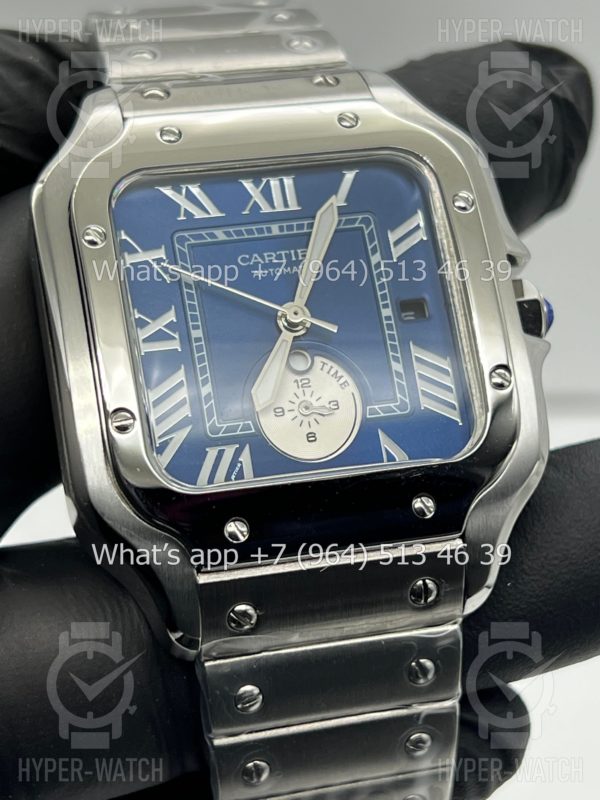 Фото 3 - Cartier Santos De Cartier 40mm Dual Time Art 8990