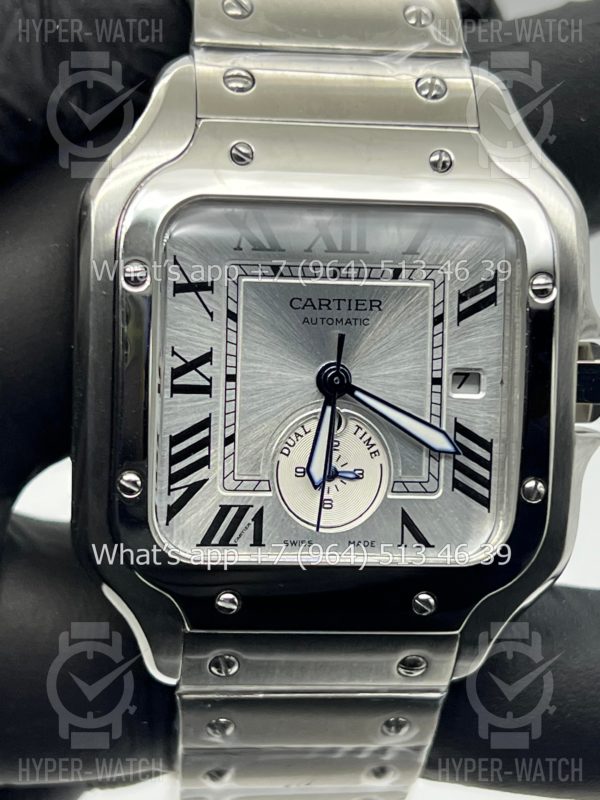 Товар Cartier Santos De Cartier 40mm Dual Time Art 8991 Фото 6 - Cartier Santos De Cartier 40mm Dual Time Art 8991