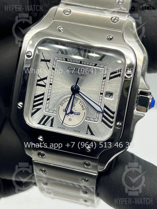 Товар Cartier Santos De Cartier 40mm Dual Time Art 8991 Фото 7 - Cartier Santos De Cartier 40mm Dual Time Art 8991