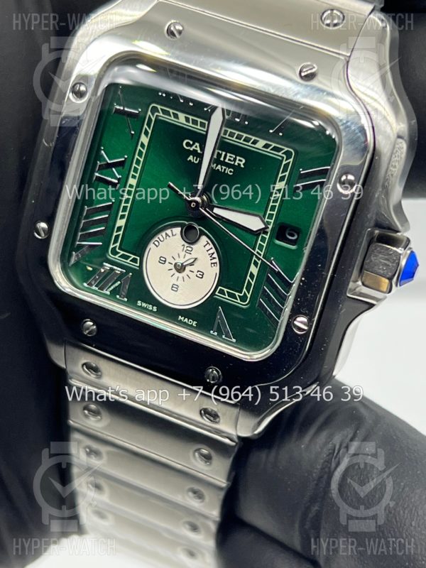 Фото 3 - Cartier Santos De Cartier 40mm Dual Time Art 8992