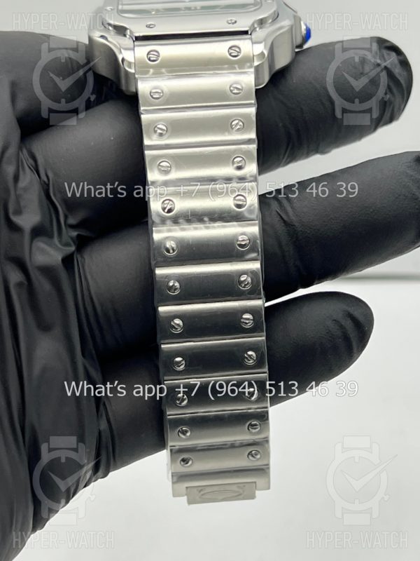 Фото 14 - Cartier Santos De Cartier 40mm Dual Time Art 8992