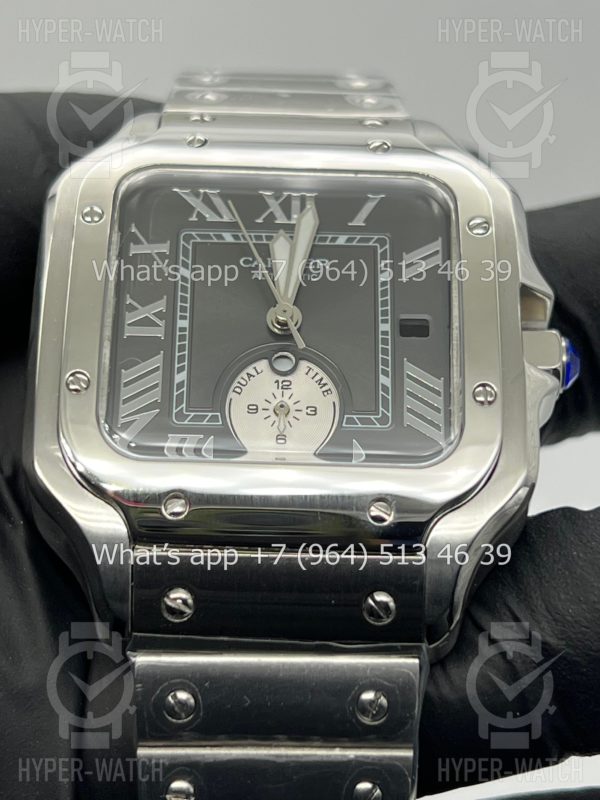 Товар Cartier Santos De Cartier 40mm Dual Time Art 8993 Фото 7 - Cartier Santos De Cartier 40mm Dual Time Art 8993