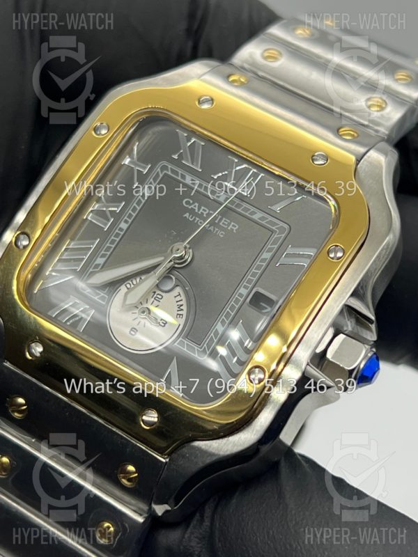Фото 3 - Cartier Santos De Cartier 40mm Dual Time Art 8995