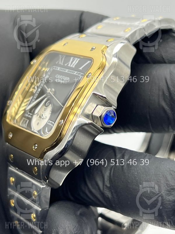 Фото 5 - Cartier Santos De Cartier 40mm Dual Time Art 8995