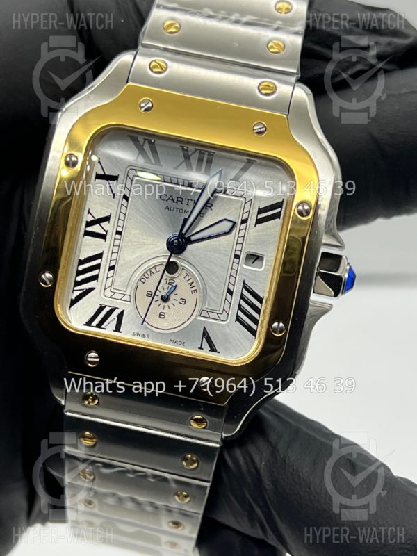 Фото 2 - Cartier Santos De Cartier 40mm Dual Time Art 8996