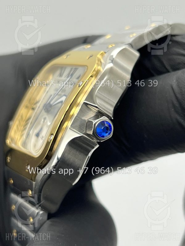 Фото 6 - Cartier Santos De Cartier 40mm Dual Time Art 8996