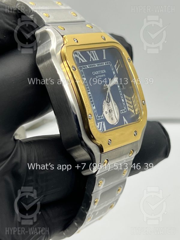 Фото 8 - Cartier Santos De Cartier 40mm Dual Time Art 8989
