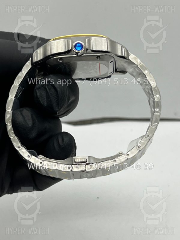 Фото 18 - Cartier Santos De Cartier 40mm Dual Time Art 8989