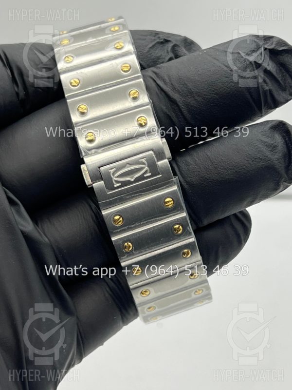 Фото 21 - Cartier Santos De Cartier 40mm Dual Time Art 8989