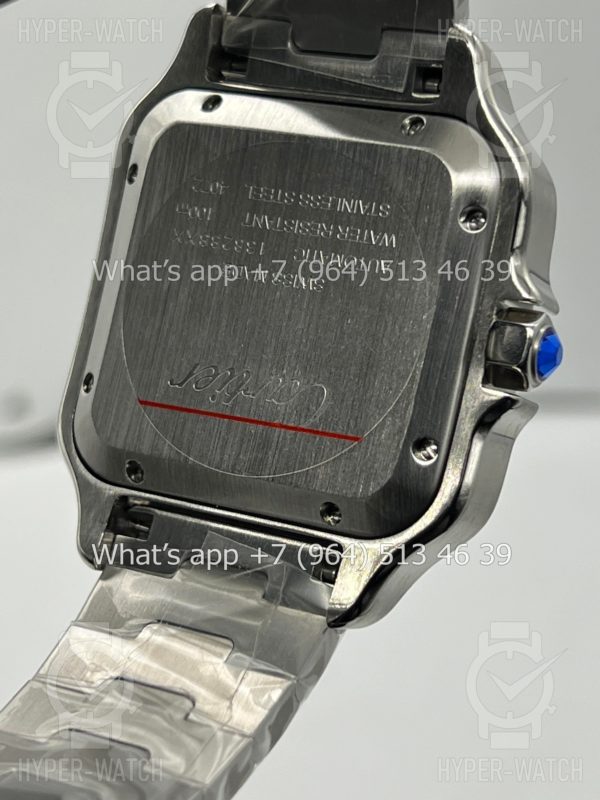 Фото 23 - Cartier Santos De Cartier 40mm Dual Time Art 8989