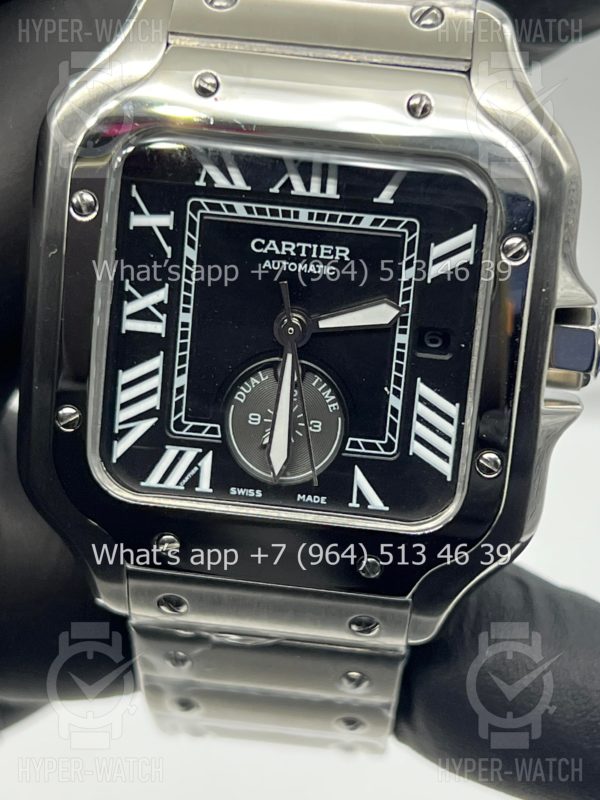Товар Cartier Santos De Cartier 40mm Dual Time Art 8994 Фото 5 - Cartier Santos De Cartier 40mm Dual Time Art 8994
